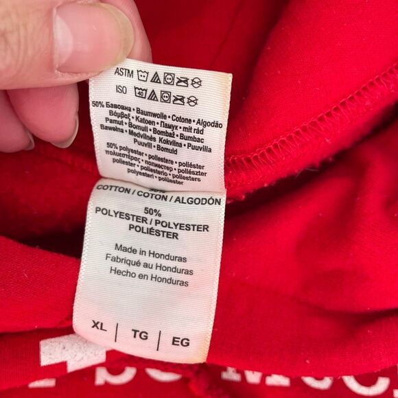 Gildan Polish Pride Humor Red Hoodie Sweatshirt XL - Picture 6 of 6